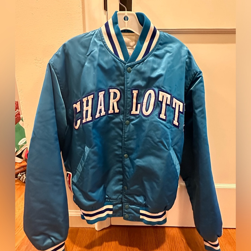 90s Charlotte Hornets NBA bomber jacket